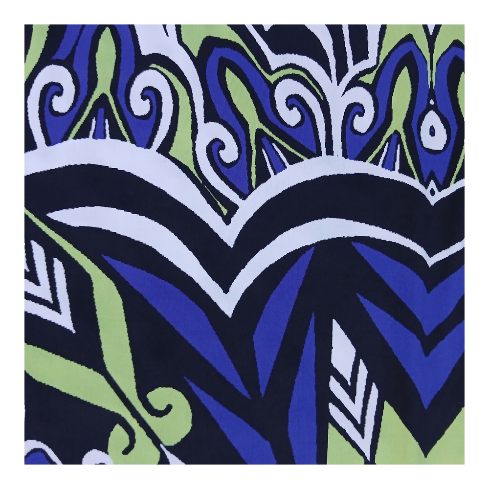 5 Chico’s Dress Sleeveless Slinky Midi Short Iona Casual Allover Print Vibrant 1 - Picture 8 of 16